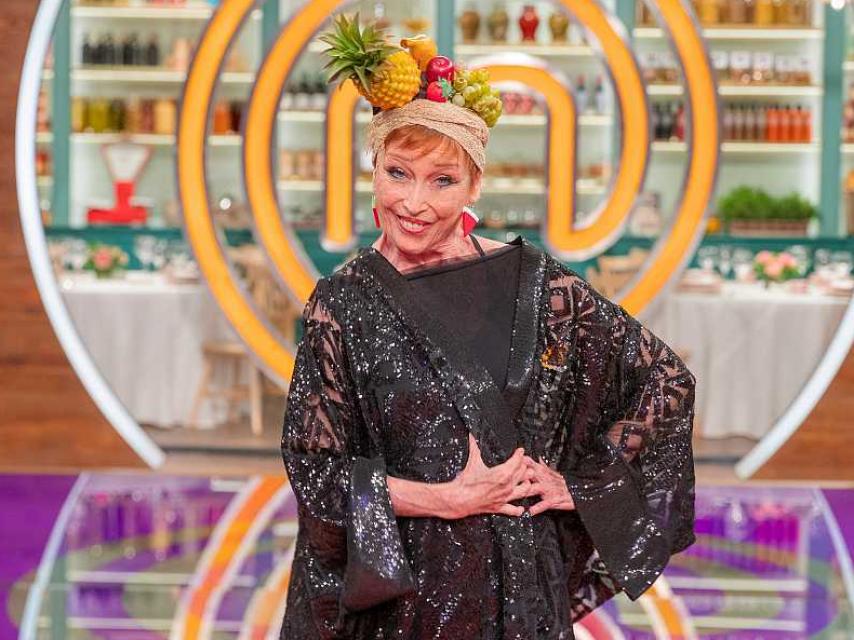 Verónica Forqué en una imagen promocional del programa 'MasterChef', su última aparición televisiva.