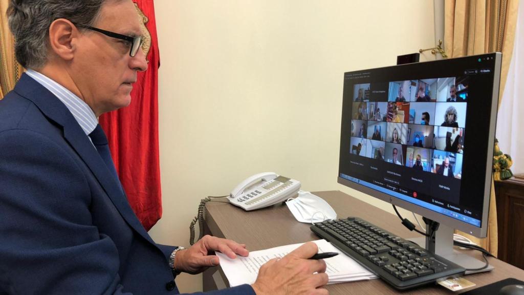 Intervención telemática del alcalde de Salamanca