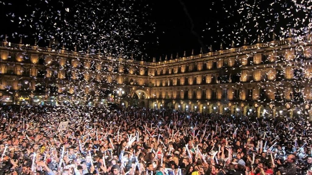 Imagen de archivo de la Nochevieja Universitaria