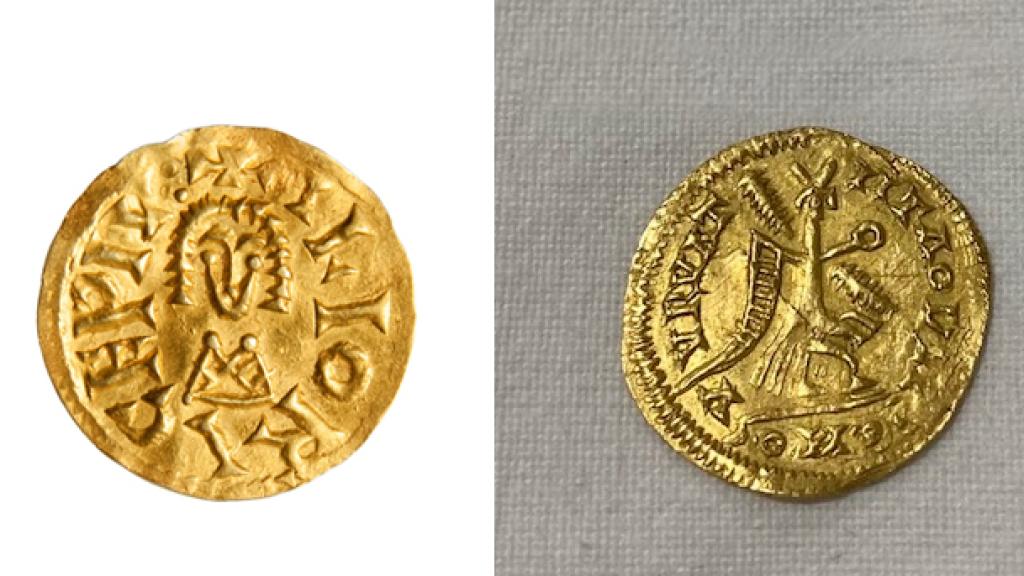 Las dos piezas visigodas recuperadas.