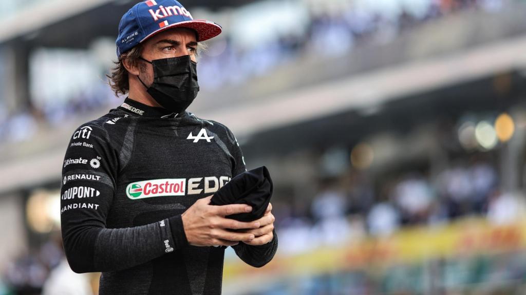 Fernando Alonso en el Gram Premio de Abu Dhabi