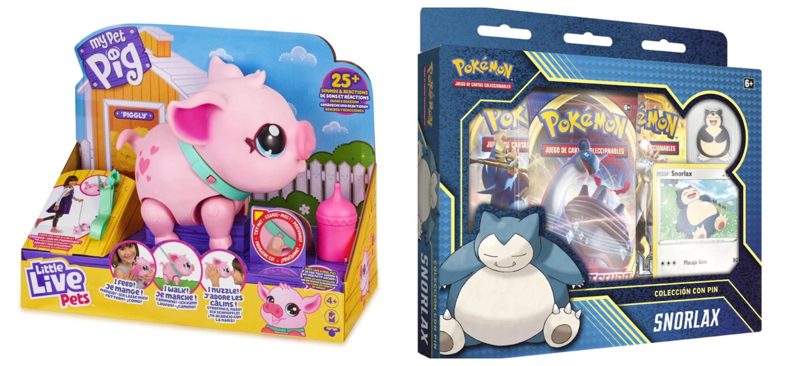Little Live Pets y cartas de Pokemon (El Corte Inglés)