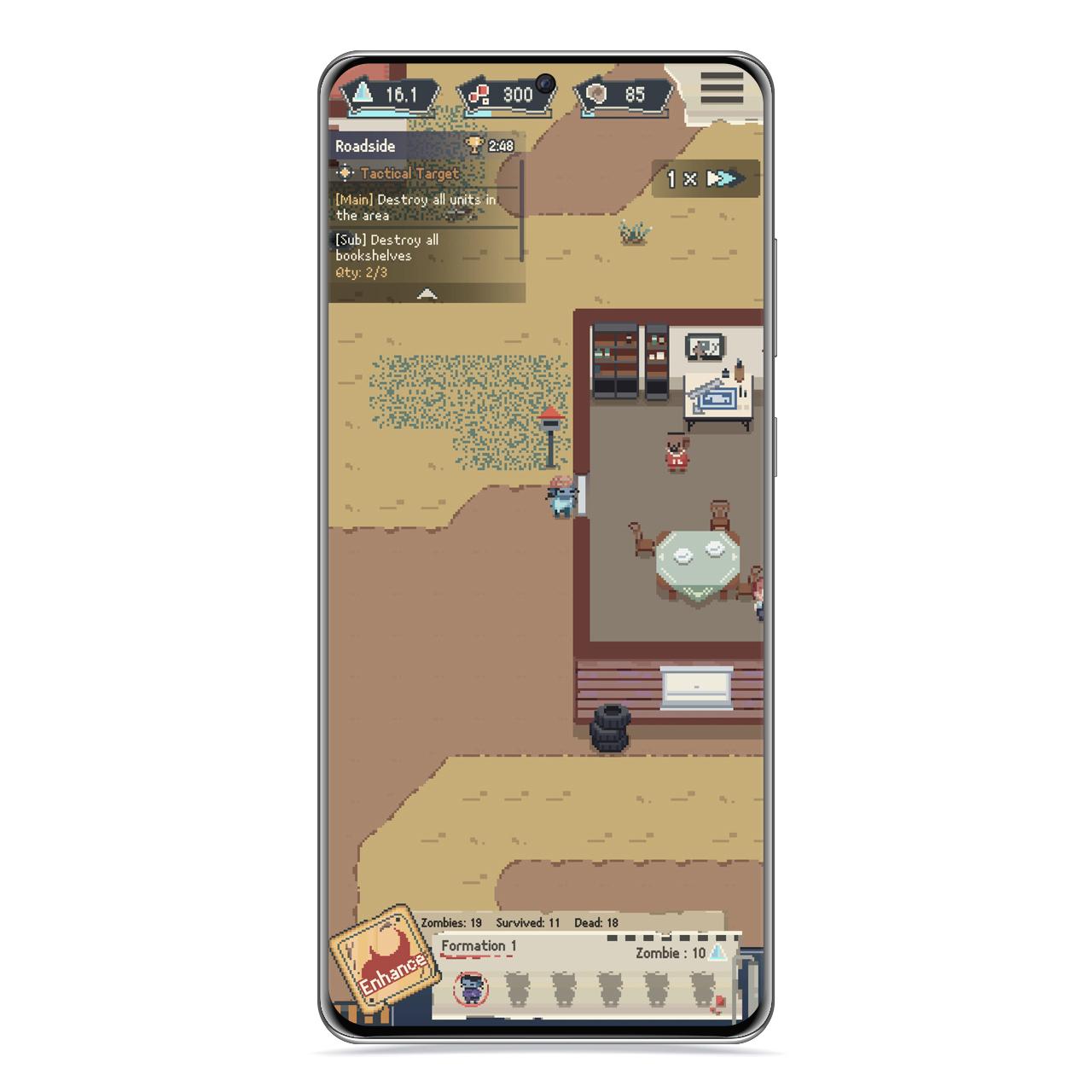 Zombie atacando la puerta