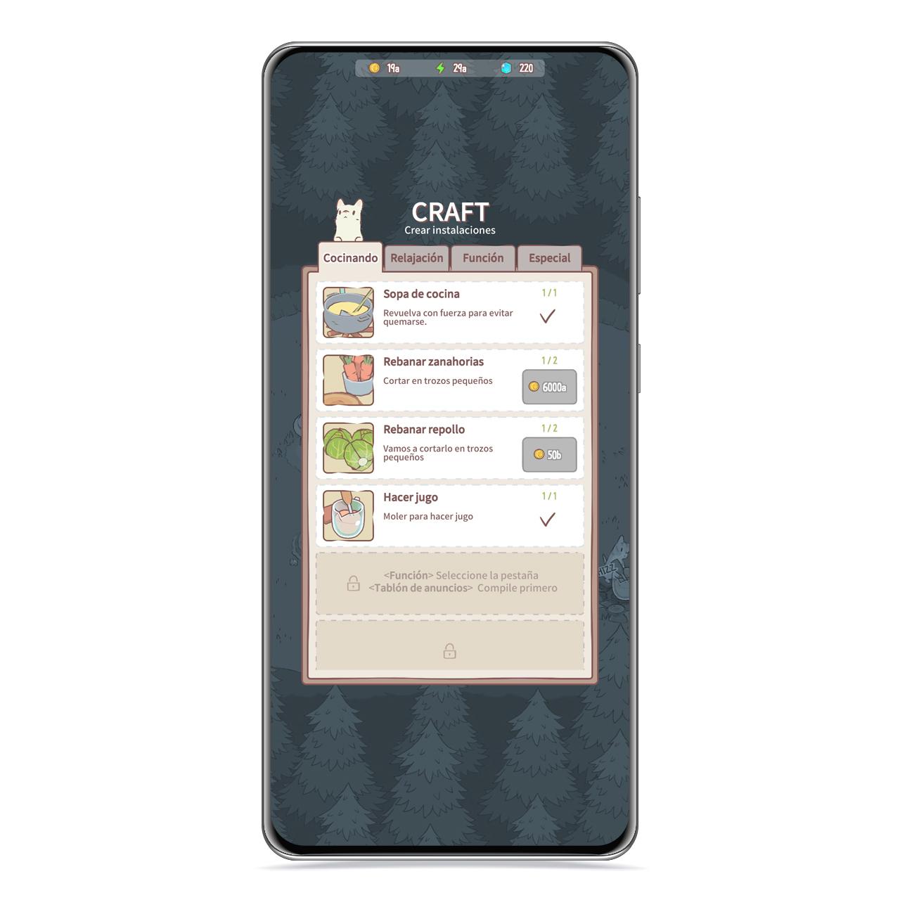 Crear edificios en Gatos y Sopa