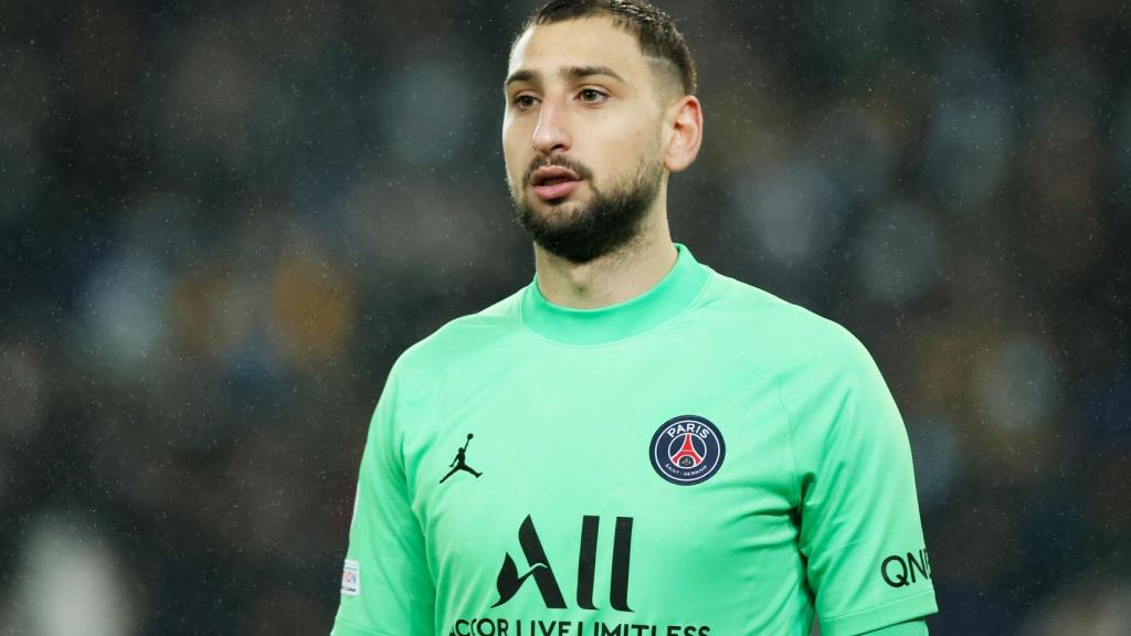 Gianluigi Donnarumma, en un partido del PSG de la temporada 2021/2022