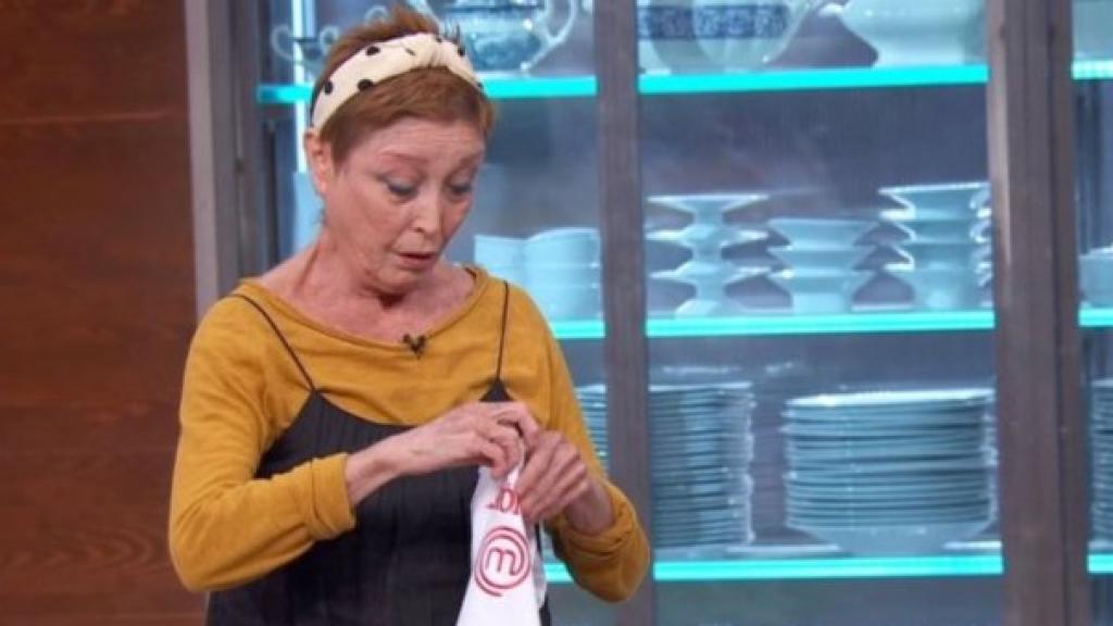Veronia Forqué en su despedida del programa MasterChef Celebrity.