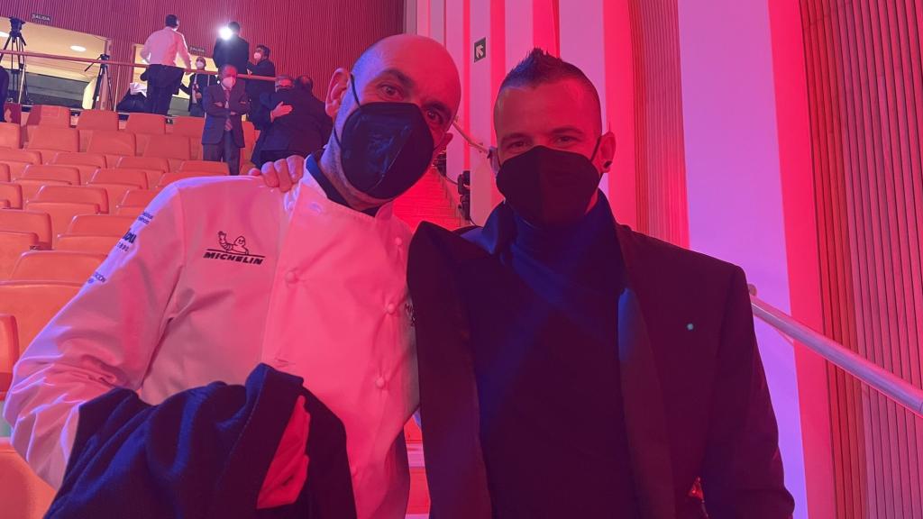 Luis Alberto Lera con Dabiz Muñoz