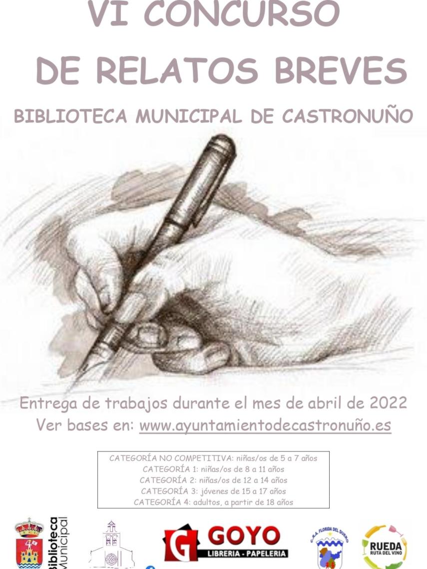Cartel VI Concurso de relatos CAstronuño