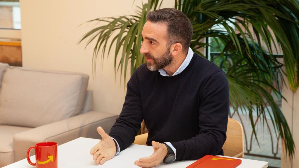 Francisco Polo, Alto Comisionado para España Nación Emprendedora, durante su entrevista con D+I. Foto: Mila Lafuente