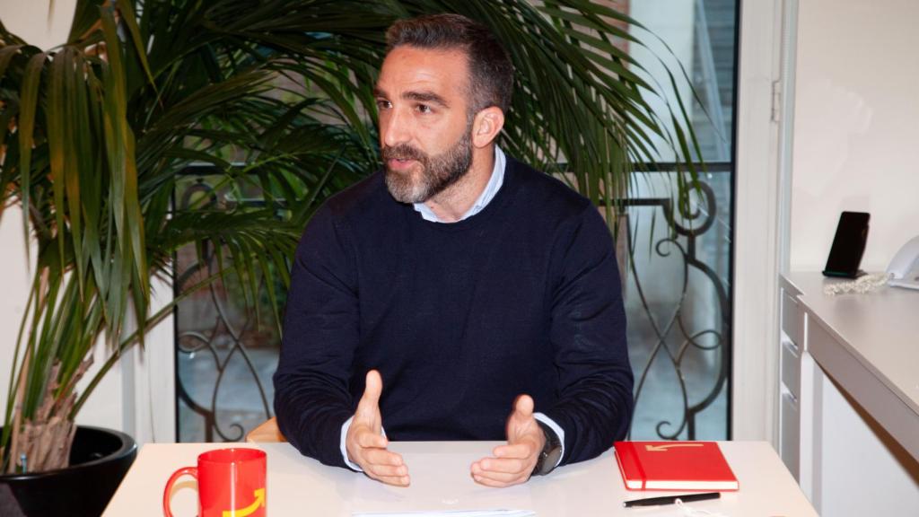 Francisco Polo, Alto Comisionado para España Nación Emprendedora, durante su entrevista con D+I. Foto: Mila Lafuente