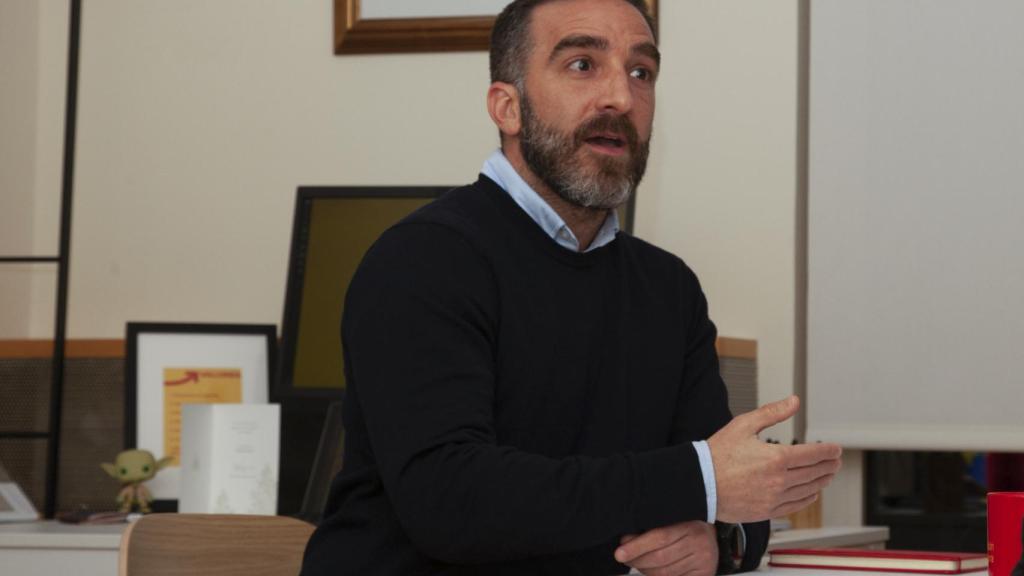 Francisco Polo, Alto Comisionado para España Nación Emprendedora, durante su entrevista con D+I. Foto: Mila Lafuente