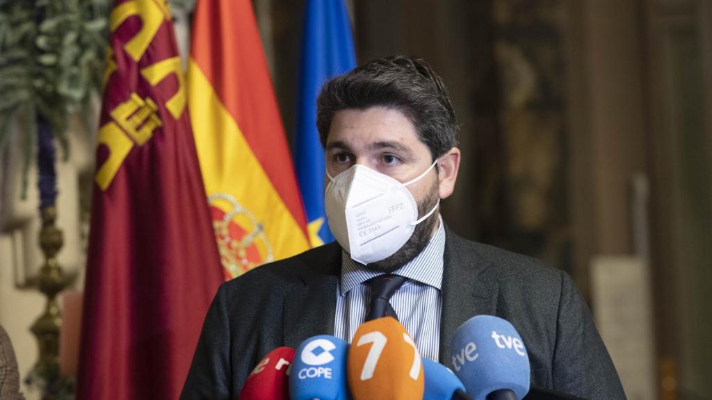 El presidente de la Región de Murcia, Fernando López Miras. EP