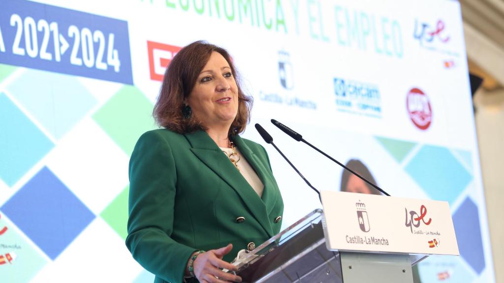 La consejera Patricia Franco durante su intervención.