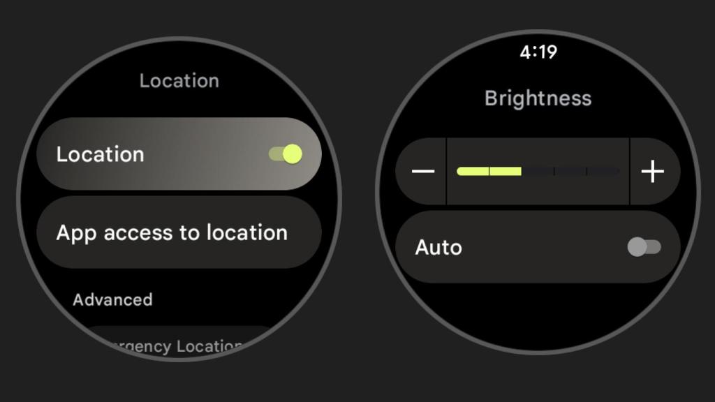 Interfaz de Wear OS 3