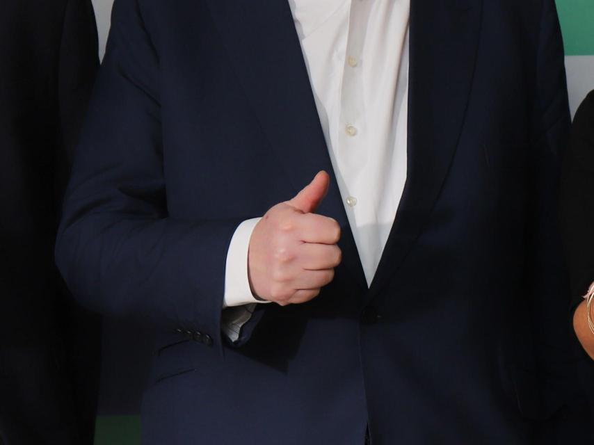 Andrew Palmer, CEO de la empresa Switch Mobility, durante la presentación de su nueva fábrica en Valladolid.