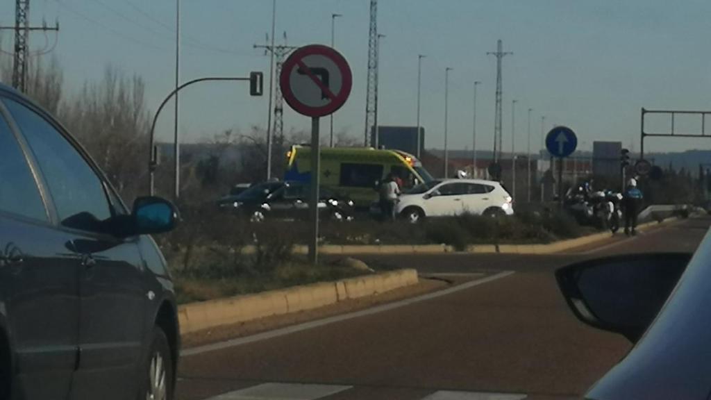 Imagen del lugar en el que se ha producido el accidente