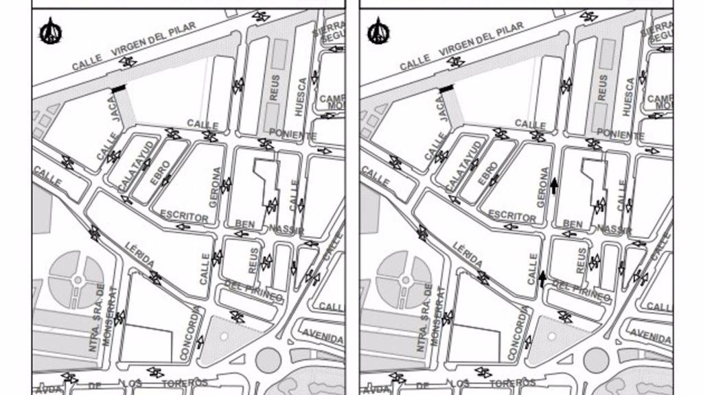 Cambian el sentido de la calle Gerona de Albacete para mejorar la seguridad