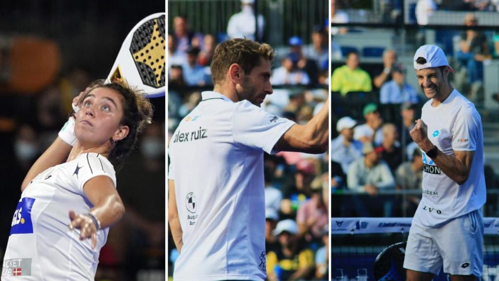 Beatriz González, Álex Ruiz y Momo González.