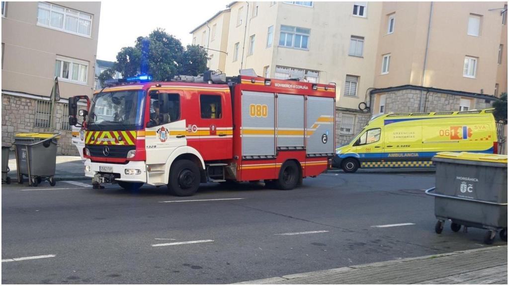 Los bomberos de A Coruña en una imagen de archivo.