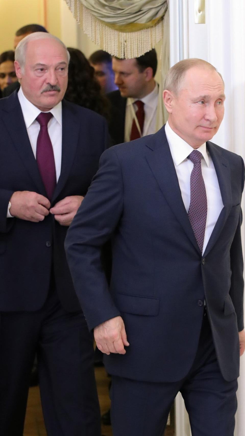 Lukashenko y Putin.
