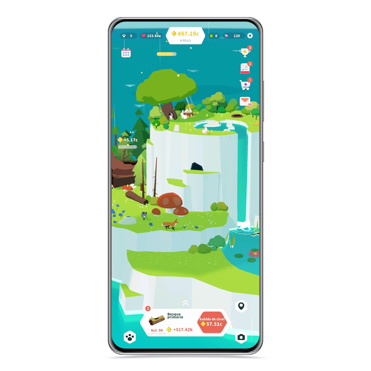 Isla en Forest Island