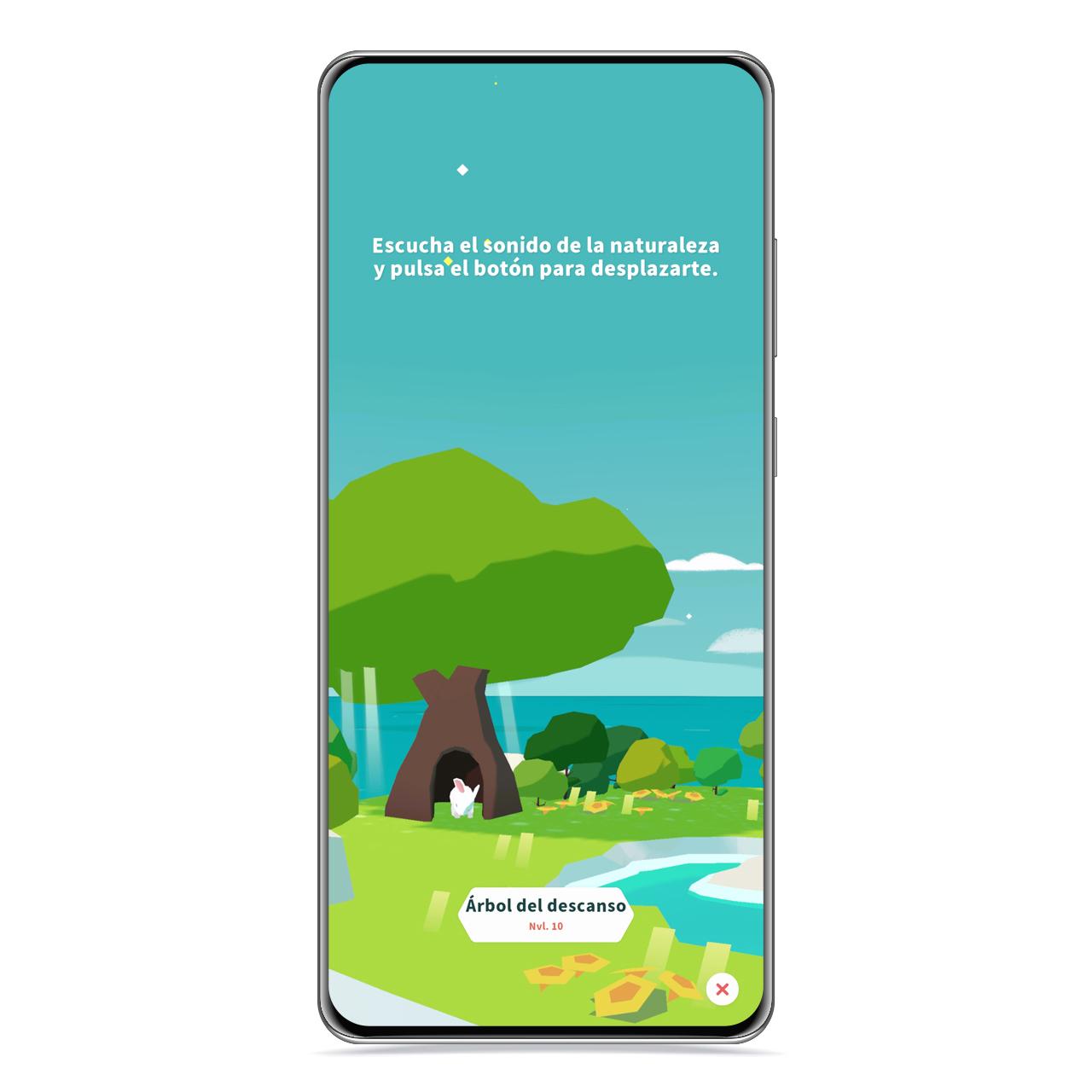 Modo descanso en Forest Island