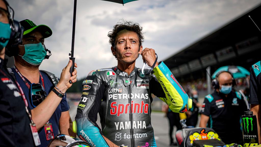 Valentino Rossi durante el Gran Premio de Austria