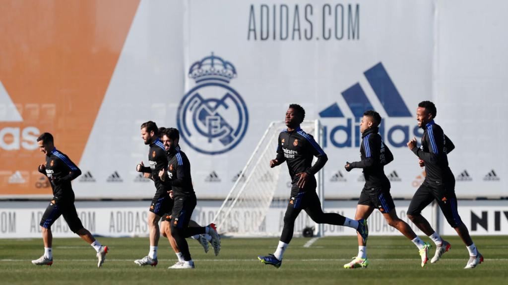 El Real Madrid se entrena en Valdebebas
