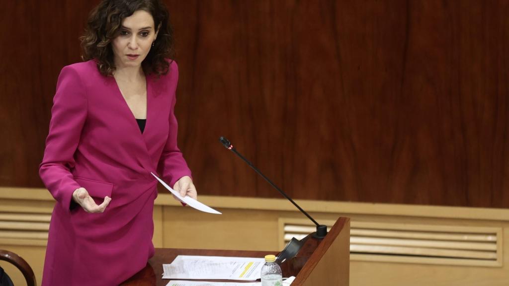 La presidenta de la Comunidad de Madrid, Isabel Díaz Ayuso.