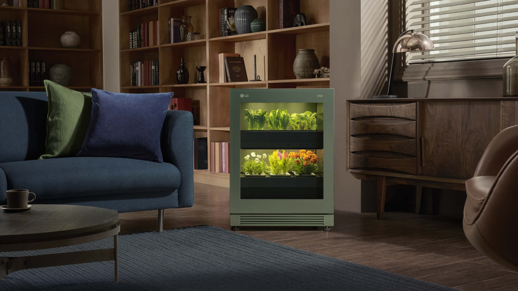El invernadero inteligente de LG.