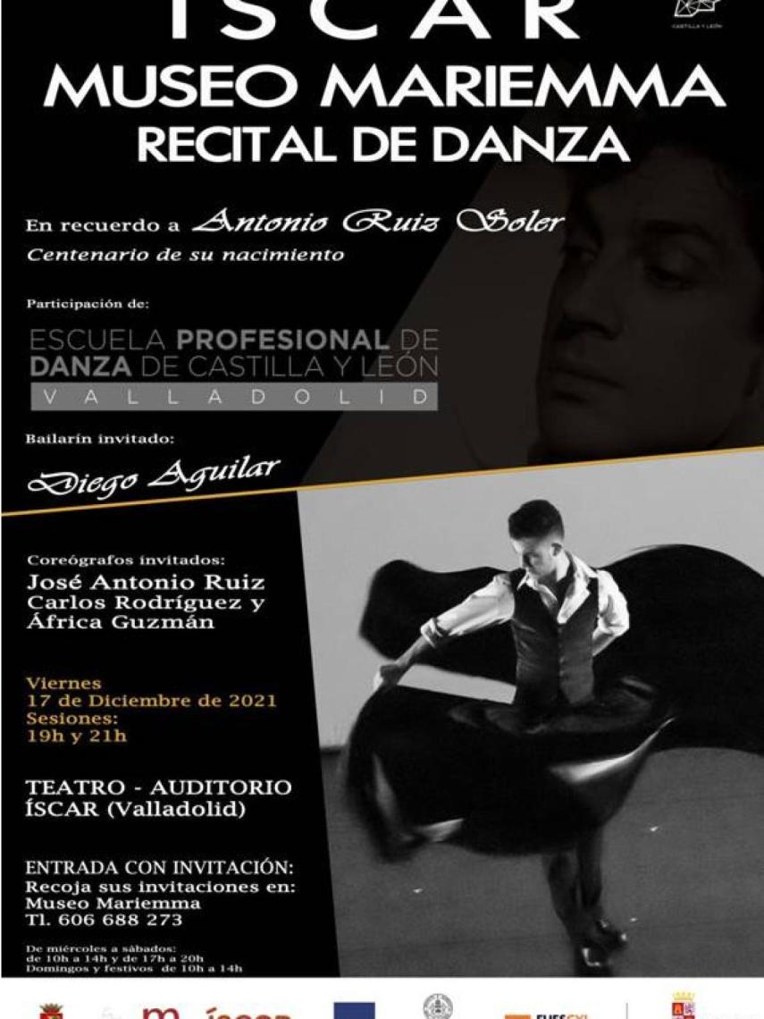 Cartel de actuaciones en Íscar