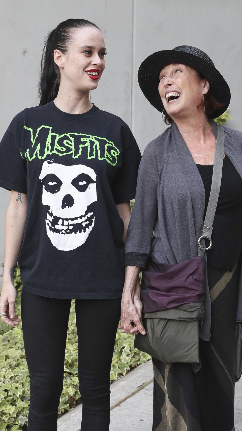 Verónica Forqué y su hija María en una fotografía captada en julio de 2018.