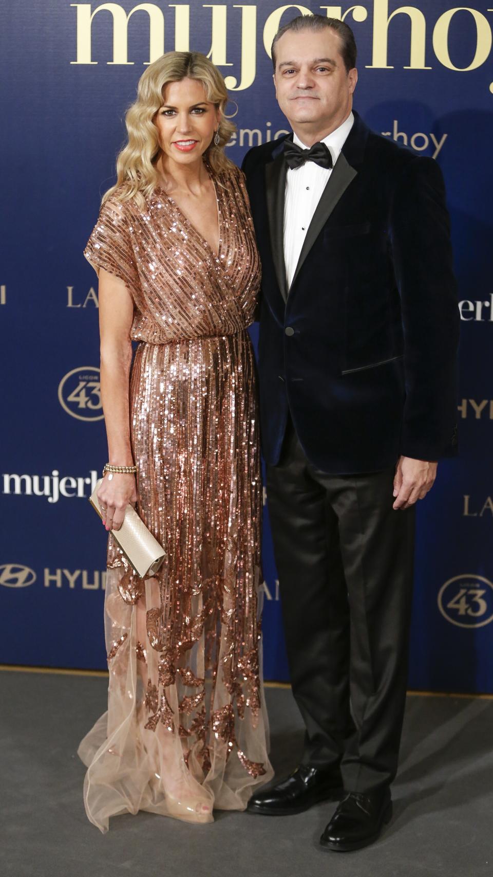 El presentador Ramón García y su exmujer en un evento público en 2018.