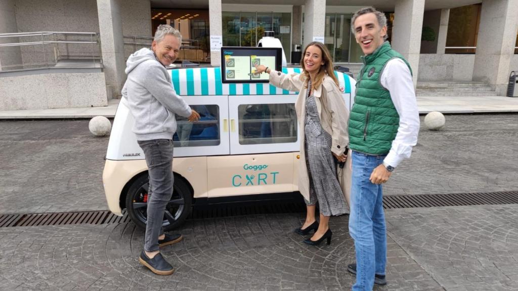 Martin Varsavsky, Yasmine Fage y Eduardo Uriarte de Goggo Network.