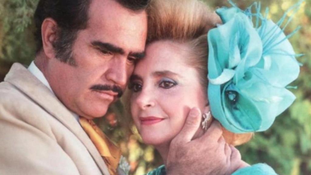 El cantante Vicente Fernández y su esposa Cuquita, su amor de toda la vida.