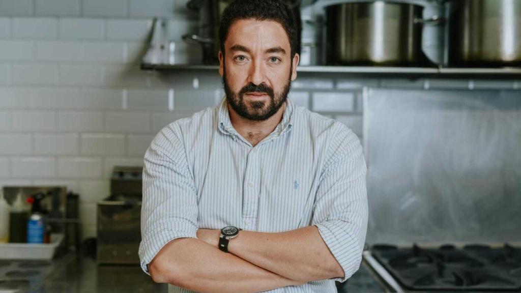 Alberto Ruiz-Gallardón Utrera, en su restaurante Auga y Sal en Santiago de Compostela.