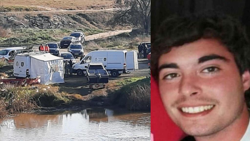 El dispositivo de búsqueda de Pablo Sierra y el retrato del joven.