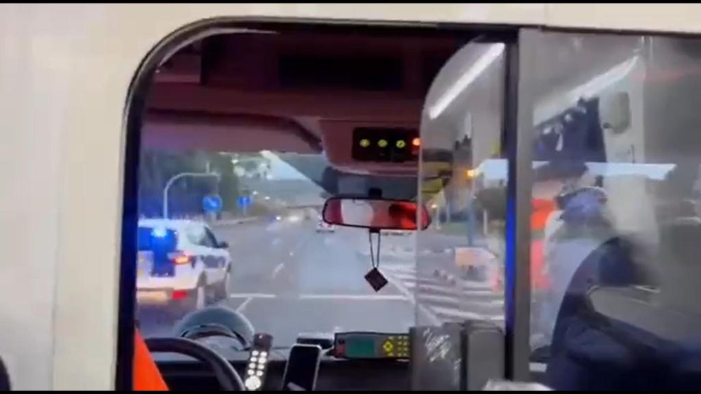 Un instante del vídeo subido por los bomberos.