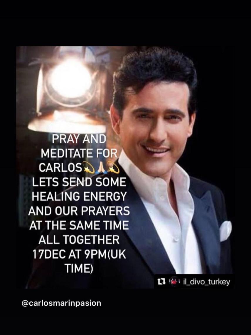 Geraldine Larrosa ha pedido a todo el mundo que rece por Carlos.