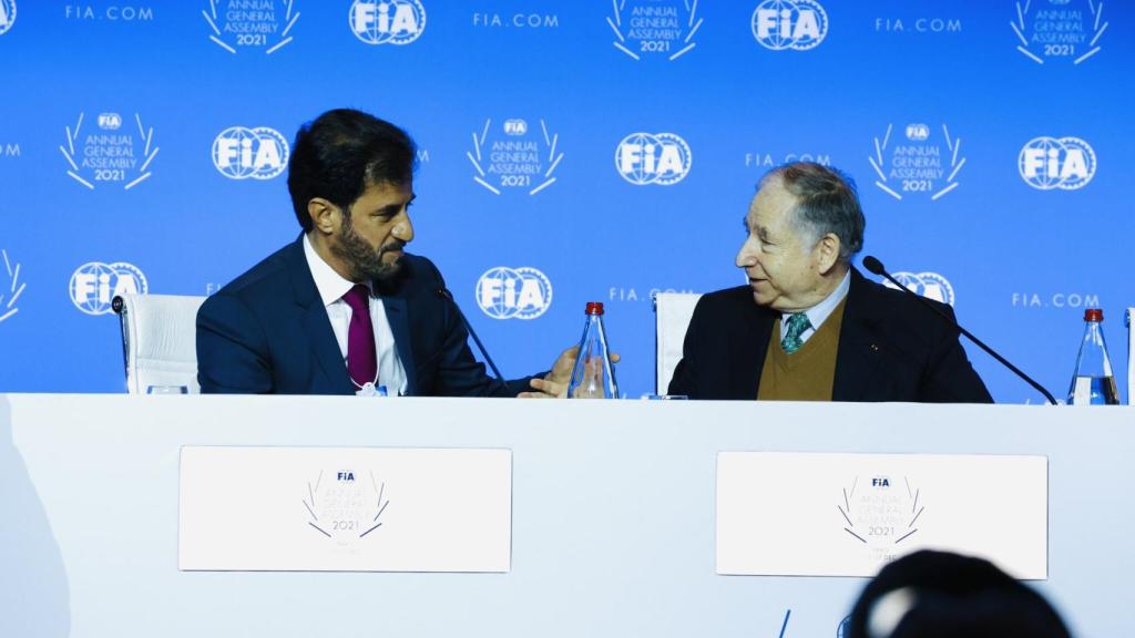 Ben Sulayem y Jean  Todt