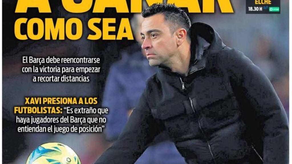 La portada del diario Sport (18/12/2021)