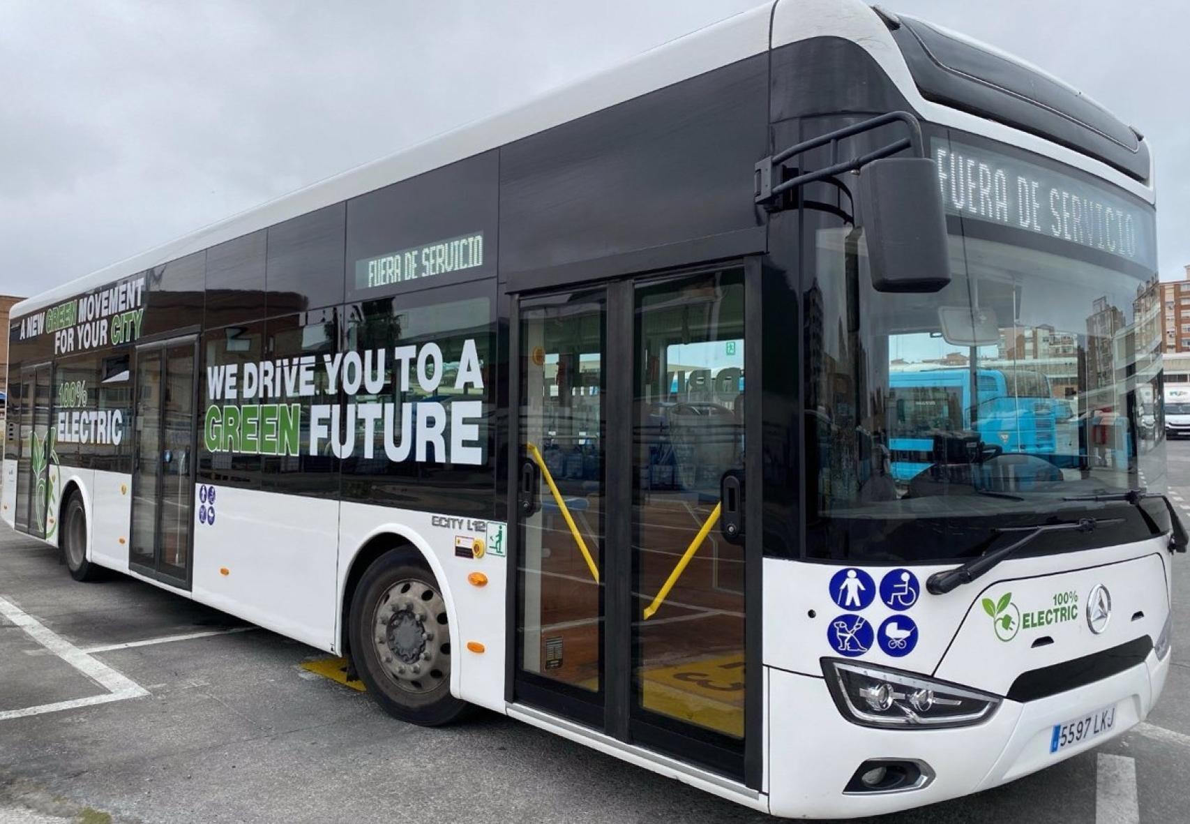 Uno autobús de la EMT de Málaga.