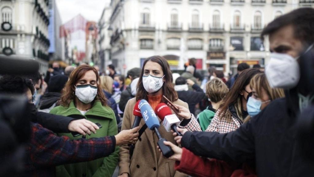 Las portavoces de Más Madrid en el Ayuntamiento y la Asamblea, Rita Maestre y Mónica Gracía.