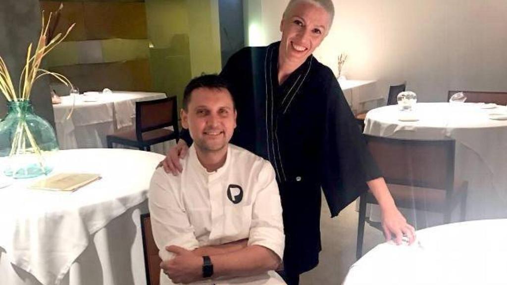 Juanjo Losada y Yolanda Rojo, en el Restaurante Pablo.