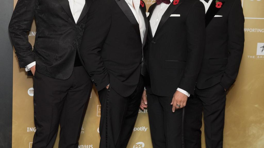 El cuarteto Il Divo: Urs Bühler, Carlos Marin, David Miller and Sebastien Izambard.