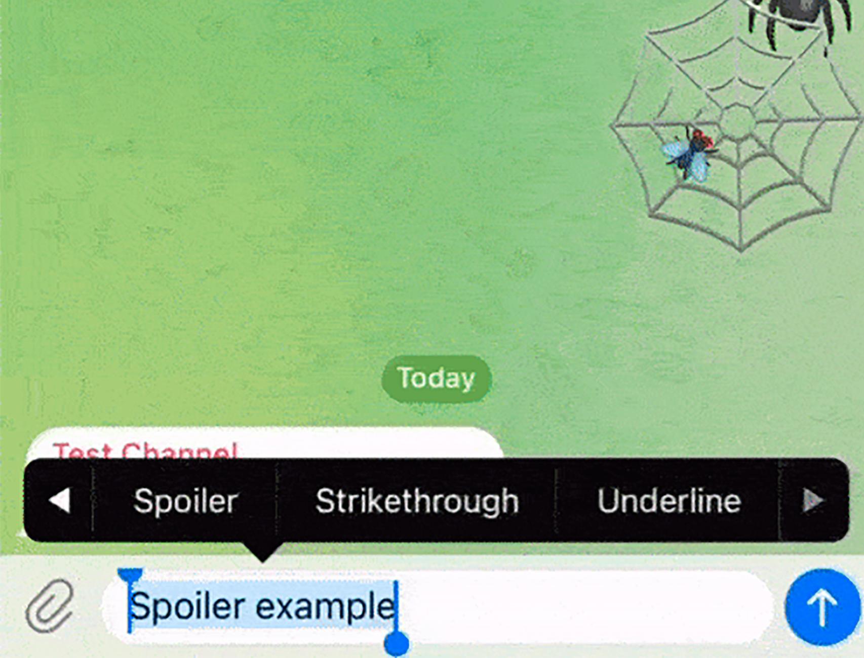 Seleccionar texto para spoiler