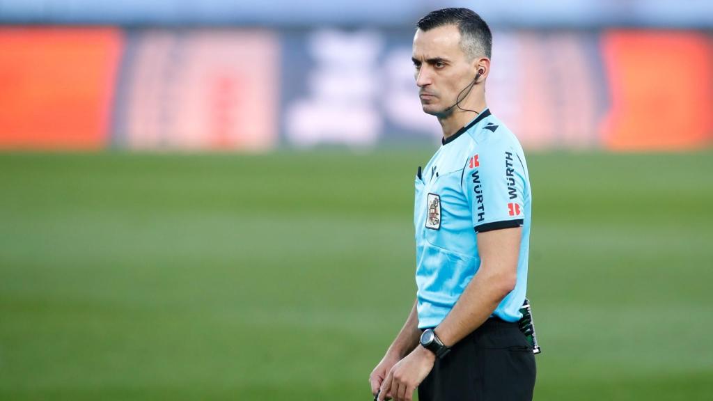 Santiago Jaime Latre, durante un partido del Real Madrid.