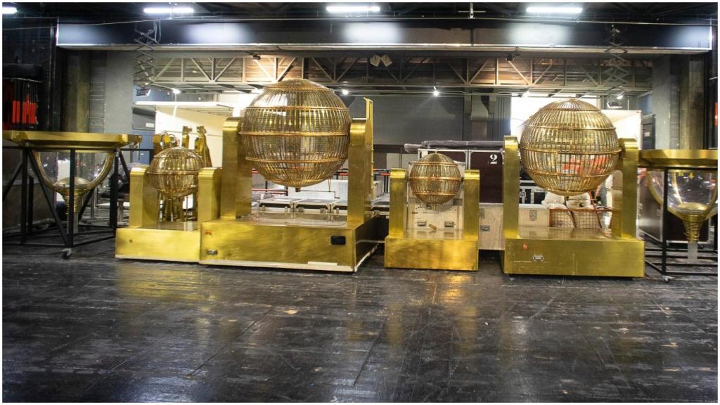 Bombos preparados en el Teatro Real.