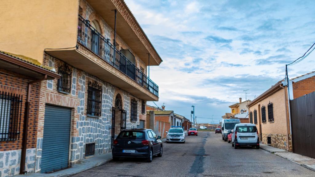 La calle Miguel de Cervantes, en Gálvez (Toledo), el lugar donde se ha cometido el crimen.