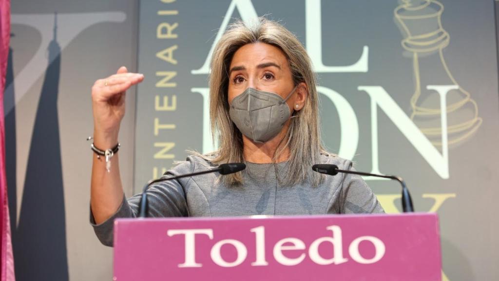 Milagros Tolón durante la presentación. Foto: Óscar Huertas